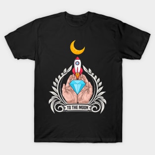 Stock Trading Trader To The Moon Trading T-Shirt